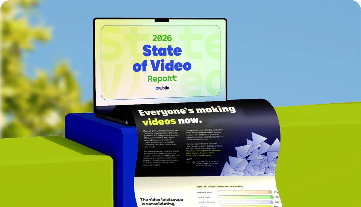 Image of the 2026 State of Video Report from Wistia